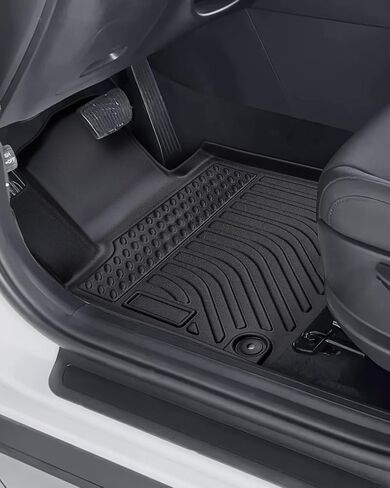 Weather Liner® for Kia Sportage 2024 2023 Floor Mats Not Hybrid, 4 PCS Custom Fit TPE Rubber All Weather Floor Liner Front Rear Cargo Seat, Odorless | Waterproof for Kia Sportage Interior Accessories in Saudi Arabia