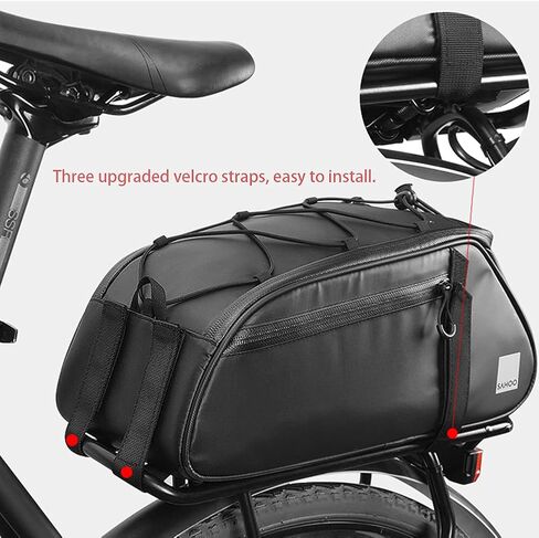 حقيبة صندوق الدراجة، حقيبة رف الدراجة سعة 8 لتر لظهر الدراجة، حقيبة حامل الدراجة لدراجة الطريق القابلة للطي ودراجة MTB، حقيبة ركوب الدراجات in Kuwait