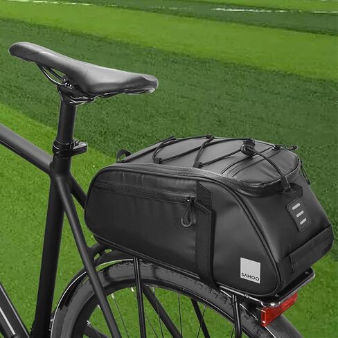 حقيبة صندوق الدراجة، حقيبة رف الدراجة سعة 8 لتر لظهر الدراجة، حقيبة حامل الدراجة لدراجة الطريق القابلة للطي ودراجة MTB، حقيبة ركوب الدراجات in Kuwait