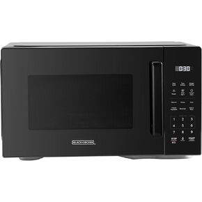 BLACK+DECKER Countertop Microwave Oven 0.7 Cu.Ft,700W,Child Safety, Black | 6 One-Touch Presets, Express Cooking, 10 Power Levels, Child Safety Lock, Easy Clean Interior in Kuwait