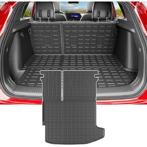 Powoq Cargo Mat متوافق مع 2024-2026 KIA EV9 Trunk Mat Cargo Liner TPE Backrest Mat Presentation لعام 2024 2025 2026 KIA EV9 الملحقات in Saudi Arabia