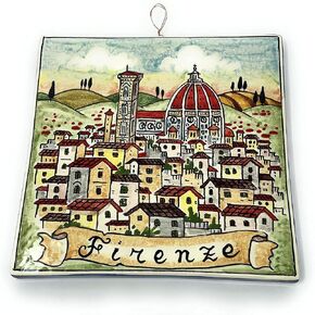 CERAMICHE D'ARTE PARRINI - Italian Ceramic Art Tile Pantiles Duomo Florence Pottery Hand Painted Made in ITALY Tuscan in Kuwait