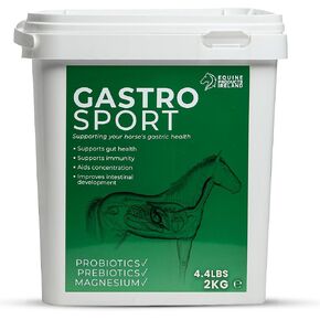 - Gastro Sport - يوفر الحصان مكملات صحة الأمعاء مع البروبيوتيك والبريبايوتكس والمغنيسيوم، ويدعم الهضم والمناعة والتركيز - تغذية الخيول التكميلية (2 كجم (4.4 رطل)) in Kuwait