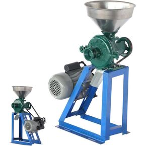 Wet And Dry Use Heavy Duty Corn Grinder, 1500W 75 Kg/H High-Speed Grain Soybean Grinder Machine with Large Hopper for Household, Small Business​ in Saudi Arabia