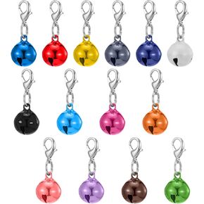 14 Pcs Bell for Collar, Mini Pet Bells, Lightweight Loud Bells for DIY Pet Collar Decoration, Dog Cat Collar Accessories for Daily Wear and Outdoor Tracking in Kuwait
