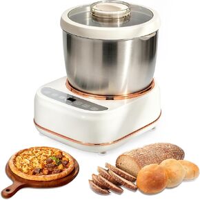 7L Electric Dough Mixer with Ferment Function, Large Capacity Dough Maker Machine, Stainless Steel Bowl,Face-Up Touch Panel, Timer Control, Commercial & Household Bread Mixer for Pizza, Bread in Saudi Arabia