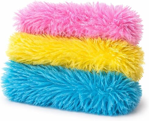 3 Fluffy Things Cat Toy Pillows with Catnip & Crinkle Fluffy Plush Cat Toys for Indoor Cats, Kittens & Adult Cats (3 Pack) in Kuwait