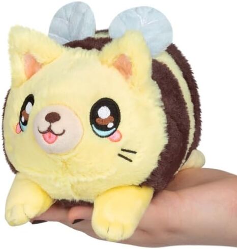 Squishable - Snugglemi Snackers Cat Bee - SynthiSquish Collection - 7 in - Soft Toy Collectible Stuffed Animal - Beans in Kuwait