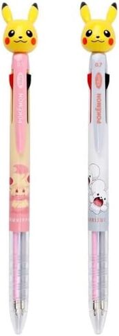 Pikachu 1 Count Cute Figure 0.7mm 3-Color Ballpoint Pen (Red) in Saudi Arabia