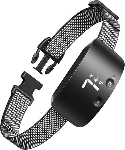 NBJU Bark Collar for Dogs,Rechargeable Anti Barking Training Collar with 7 Adjustable Sensitivity and Intensity Beep Vibration for Small Medium Large Dogs (Black) in Saudi Arabia