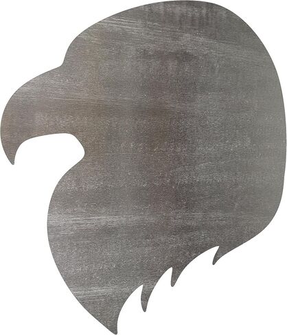 Eagle Head Steel Cutout Shape, Raw Metal Wall Art and Craft Supply - 12 Inch in Kuwait