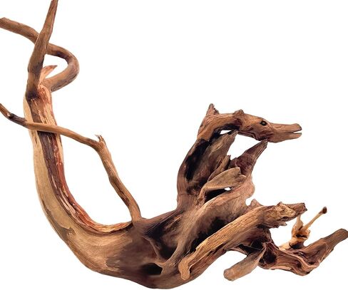 Kaiyuan Dynasty Natural Aquarium Driftwood Reptile Drift Wood Branches Driftwood Branches for Fish Tank Terrariums 6-10" 3Pcs in Saudi Arabia