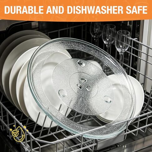 12.4" /31.5cm Microwave Replacement Turntable Glass Plate, Replacement Glass Tray Compatible with LG, GE, Magic Chef, Hotpoint, Panasonic, Kenmore in Kuwait
