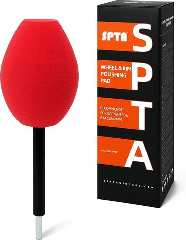 مخروط تلميع الكرة الإسفنجية من SPTA، قطعتان من كرة تلميع المعادن الكروية الأوتوماتيكية، وسادات إسفنجية تلميع الحفر عجلة تلميع لرغوة الحفر، تلميع إسفنجي للعناية بمحور عجلة السيارة in Kuwait
