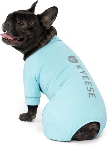 KYEESE UV Protection Dog Shirt, UPF 50+ Cooling Summer Jumpsuit for Small Dogs, Breathable Reflective Shedding Control Dog Sun Shirts, Quick-Dry Dogs Onesie Pet Clothes, Purple, M in Kuwait