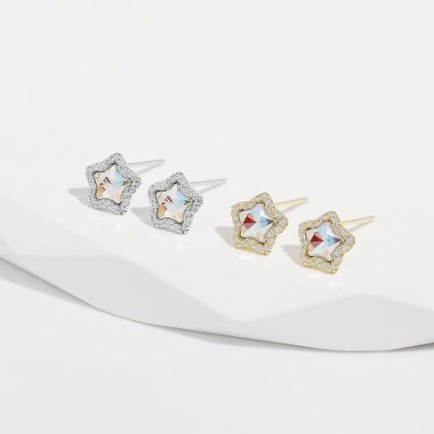 Meissa 925 Sterling Silver Star Stud Earrings for Little Girls Kids Toddlers Cute Hypoallergenic Summer Earrings Dainty Birthday Graduation Celestial Jewelry Gits in Saudi Arabia