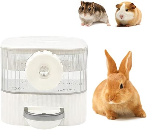 No Drip Hanging Automatic Rabbit Water Dispenser 650ml, Top Refill Pet Water Bowl Bottle BPA Free for Bunny, Guinea Pig, Ferret, Chinchilla,Squirrel,Hamster,Puppy Kitten, Other Small Animals in Kuwait