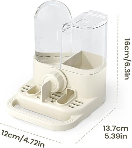 Bird Cage Water Dispenser | Automatic Spill-Proof Drinking Bottle with Perch | Bird Waterer | for Parakeet Cockatiel Conure Lovebird Indoor Pet in Kuwait