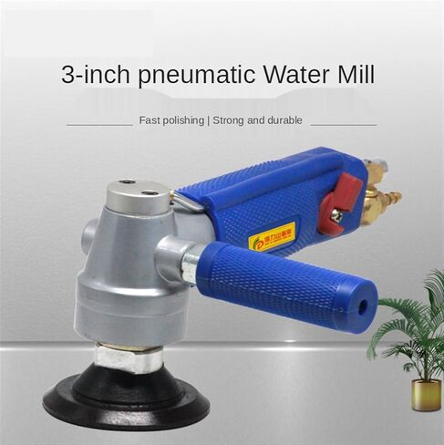 Wet Grinder 3'' Inch Air Pneumatic Sander Water-Feed Mill Wet Polisher Tool Machine for Marble Quartz Granite Stone Polishing for Granite/Marble/Concrete/Stones in Kuwait