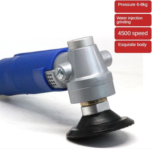 Wet Grinder 3'' Inch Air Pneumatic Sander Water-Feed Mill Wet Polisher Tool Machine for Marble Quartz Granite Stone Polishing for Granite/Marble/Concrete/Stones in Kuwait