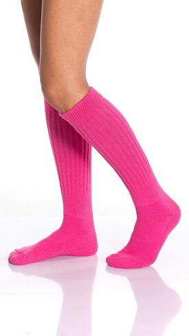 AWS/American Made Women Slouch Socks Long Scrunch Knee High Boot Socks Shoe Size 5 to 10 in Saudi Arabia