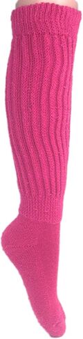 AWS/American Made Women Slouch Socks Long Scrunch Knee High Boot Socks Shoe Size 5 to 10 in Saudi Arabia