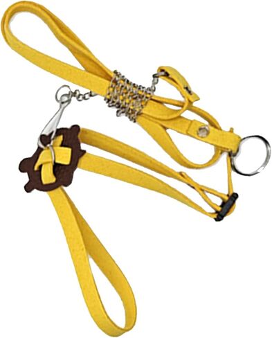 Adjustable Control Rope Turtle Leash and Harness for Small Medium and Large Turtle Pets Outdoor Walking Training (Yellow) in Kuwait