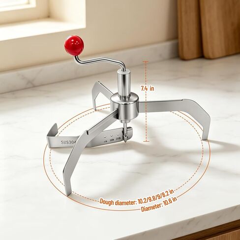 Stainless Steel Crepe Maker and Spreader for 12-13 Inch Crepes, Adjustable Design, Ideal for Home, Restaurants, and Commercial Kitchens in Kuwait