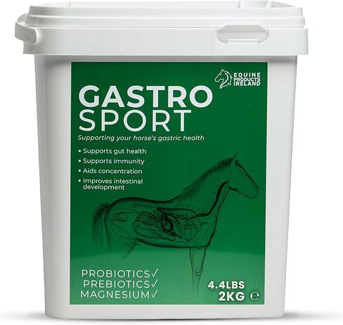 - Gastro Sport - يوفر الحصان مكملات صحة الأمعاء مع البروبيوتيك والبريبايوتكس والمغنيسيوم، ويدعم الهضم والمناعة والتركيز - تغذية الخيول التكميلية (2 كجم (4.4 رطل)) in Kuwait