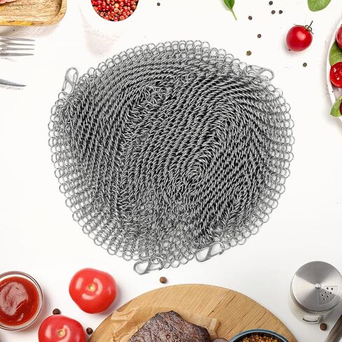 Sous Vide Weights, Sous Vide Sinker, (1.2 LB) Stainless Steel Weights Net Includes 4 Clips for Convenient Sous Vide Cooking Solution Keep Food Submerged - 13.4 X 13.4 inch in Kuwait