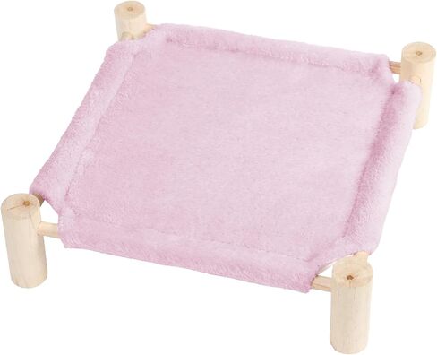 Patas Lague Cat and Dog Hammock Bed for Small Dogs, Brethable Wooden Cat Pet Rabbit Elevated Cooling Outdoor Bed Cots Furniture for Summer Arrow in Saudi Arabia