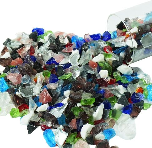 1 Lb Green,Small Crushed Sea Glass,Broken Piece Granules Crafts,Irregular Sea Glass for Vase Fillers Candle Holder Sand Pebbles,Succulent Terrarium Decor,Aquarium,Fish Turtle Tank Decorations in Saudi Arabia