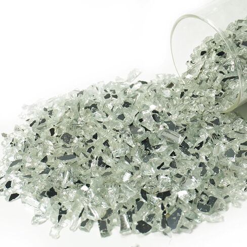 1 Lb Green,Small Crushed Sea Glass,Broken Piece Granules Crafts,Irregular Sea Glass for Vase Fillers Candle Holder Sand Pebbles,Succulent Terrarium Decor,Aquarium,Fish Turtle Tank Decorations in Saudi Arabia