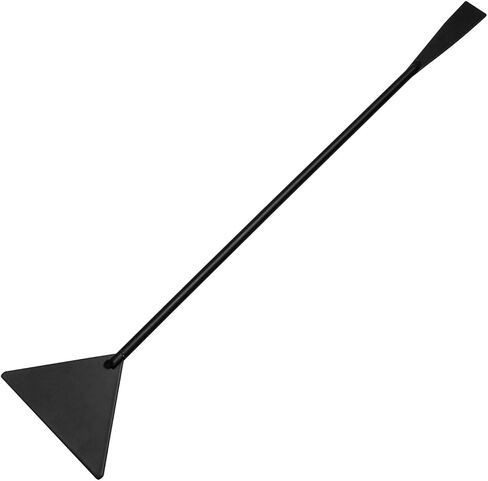Aquatic Plant Base Plate Shovel, Fish Tank Water Feature Flat Sand Shovel, Black Stainless Steel Anti-Rust Triangular Shovels, Aquarium Landscape Bottom Sand Spread Out 1pcs in Kuwait