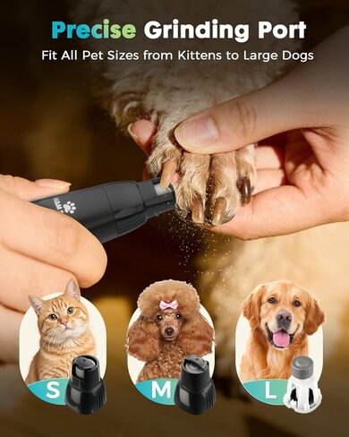 M&M STAR Dog Grooming Kit, Quiet Dog Clippers for Grooming Heavy Thick Coats, Cordless Pet Hair Trimmer & Shaver with Paw Trimmer, Low Noise Rechargeable Clippers for Small Large Dogs Cats in Saudi Arabia