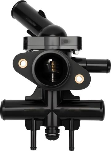 IRONTEK 5F9Z18599BA Engine Coolant Thermostat Housing Assembly for 2005-2007 for Ford Five Hundred, 2005-2007 Freestyle, 2005-2007 for Mercury Montego, 3.0L V6 Engine ONLY, Replaces 902-858 5F9Z8592BA in Saudi Arabia