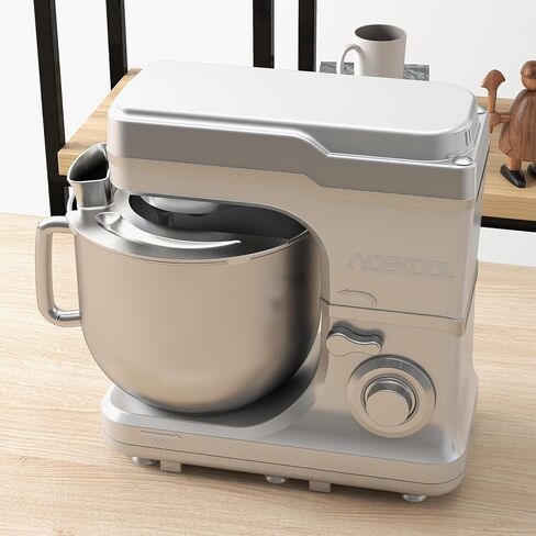 7 Quart Stand Mixer, Stable Design, 660W Tilt-Head Stand Mixer with 10-Speed Stepless Control for Bread, Pizza, Cake and Cookie Dough, Large Stainless Steel Bowl, Silver in Kuwait