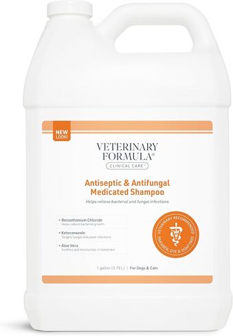 Veterinary Formula Clinical Care Antiseptic and Antifungal Spray for Dogs and Cats - Helps Alleviate Scaly, Greasy, or Red Skin and Supports Skin Prone to Odor Causing Buildup - Pack of 2, 8 oz Each in Kuwait