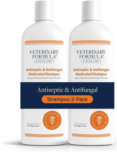 Veterinary Formula Clinical Care Antiseptic and Antifungal Spray for Dogs and Cats - Helps Alleviate Scaly, Greasy, or Red Skin and Supports Skin Prone to Odor Causing Buildup - Pack of 2, 8 oz Each in Kuwait