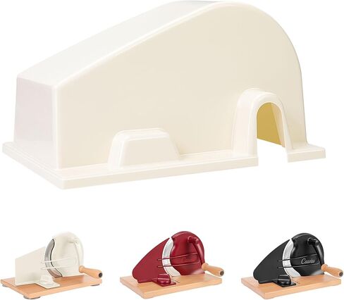 Bread Slicer Dust Cover, Universal Fit for Most Manual Bread Slicers, Sturdy Protective Cover, BPA-Free & Shatterproof, Keeps Clean & Safe (12 x 8.1 x 7 in), Cream in Kuwait