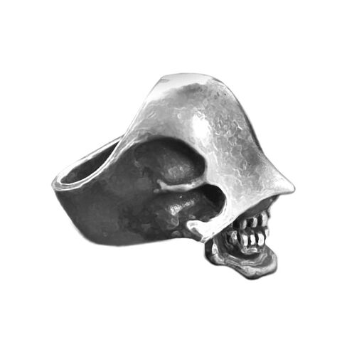 No face Skull Ring Silver Skull jewelry Faceless fighter skull ring for men in Kuwait