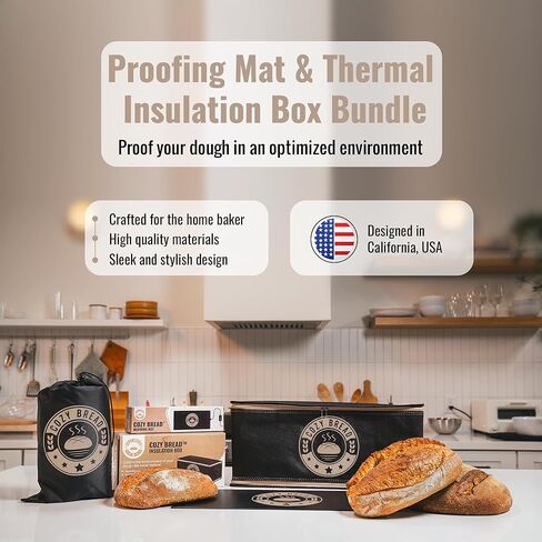 Cozy Bread® Proofing Mat & Box | The Best Bread Proofing Kit | USA Brand in Kuwait
