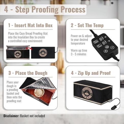 Cozy Bread® Proofing Mat & Box | The Best Bread Proofing Kit | USA Brand in Kuwait