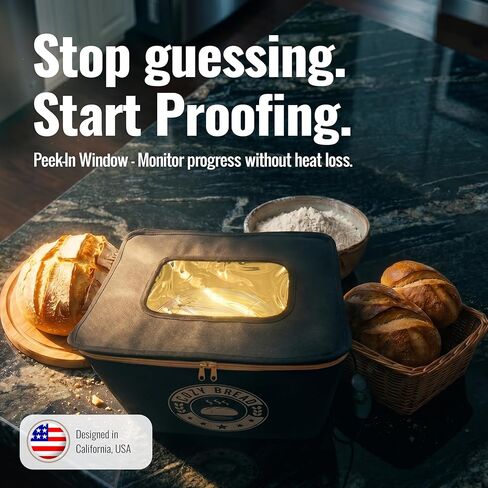 Cozy Bread® Proofer | Thermostat Controlled Sourdough Bread Proofer for Home Bakers | USA Brand in Kuwait