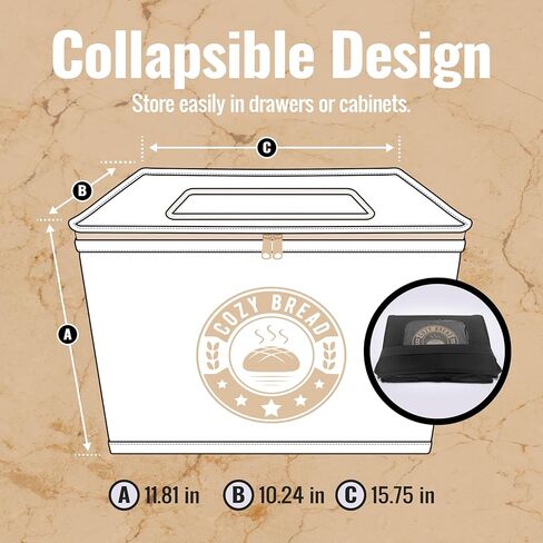 Cozy Bread® Proofer | Thermostat Controlled Sourdough Bread Proofer for Home Bakers | USA Brand in Kuwait