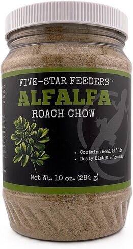 Roach Gutload Formula – Nutrient-Rich Pre-Feeding Diet for Dubia Roaches and Feeder Insects – 10 oz Plastic Jar in Kuwait