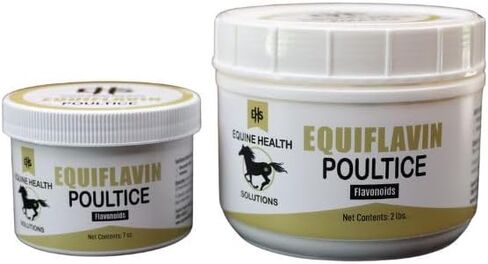 EQUIFLAVIN Poultice, Natural Muscle Soothing Salve, Botanical and Antioxidant Formula, 7 OZ & 32 OZ (7 oz) in Kuwait