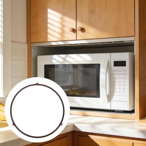 9.5in Microwave Oven Turntable Support Ring for LG/GE Models 5889W2A012F WB06X10705 MVH1670ST, Plastic Roller & Rotating Assembly Spinner Plate Holder Replacement Parts Compatible with Glass Tray in Kuwait