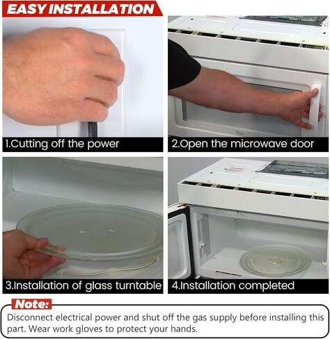𝟮𝟬𝟮𝟲 𝙐𝙥𝙜𝙧𝙖𝙙𝙚𝙙 4393799 4393751 Microwave Glass Cooking Tray Fit for Whirl-pool & Ken-more & May-tag Replaces for 8206226 30QBP4185 AP3130793 PS373741 12" Turntable Plate by Beaquicy in Kuwait