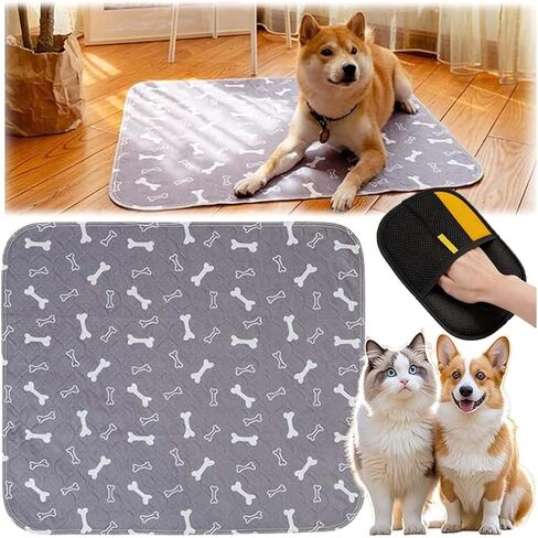 Pheromone Puppy Pads – Reusable, Washable & Leak-Proof Pet Training Pads for Dogs Cats, Anti-Slip, Home Travel (S-15.7"×23.6") in Kuwait